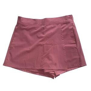 Women's High-waisted Mauve Pink Skort in Size X-Small